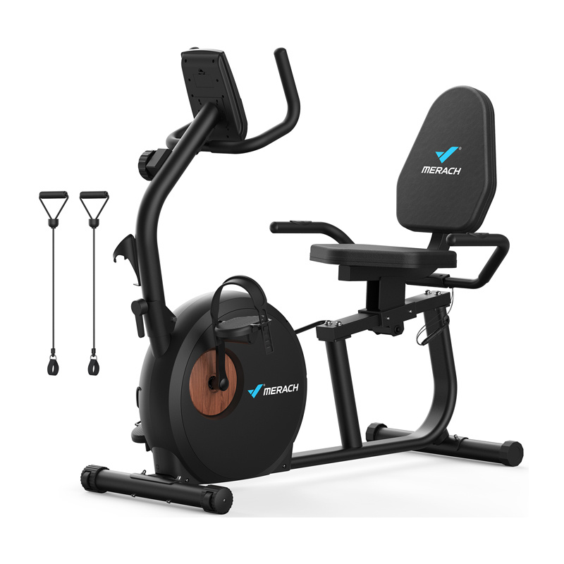MERACH MR-S23B1-EU Recumbent Bike (Black) - Your Ideal Choice for Home Training