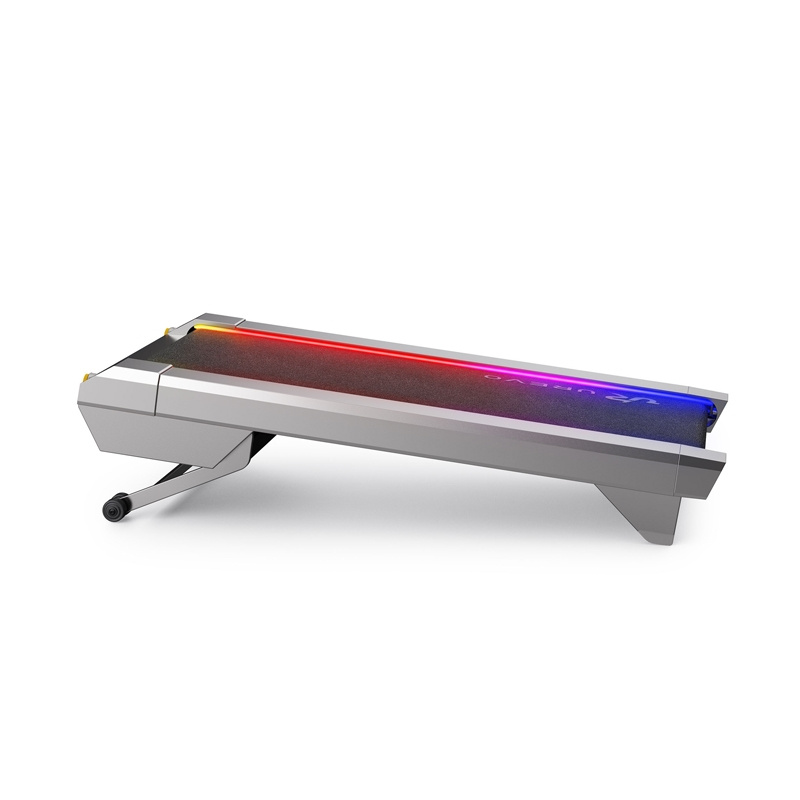 UREVO Cyberpad Electric Treadmill for Office (Silver) - Ideal for Home Fitness