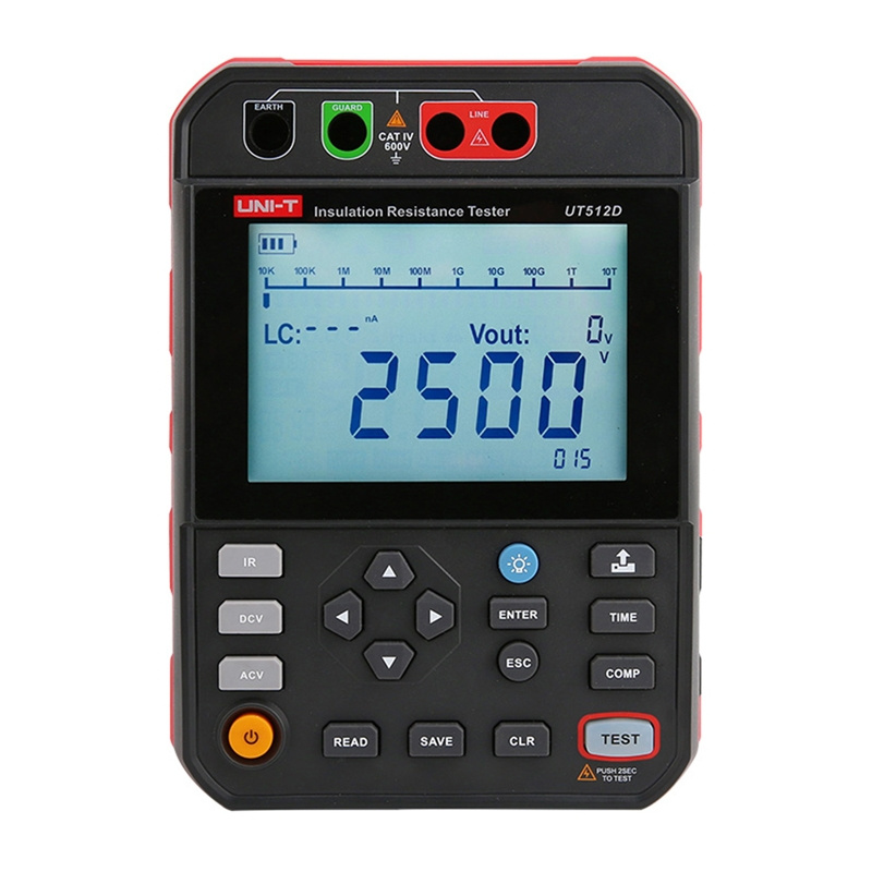 Tester di resistenza all'isolamento ad alta tensione Uni-T UT512D