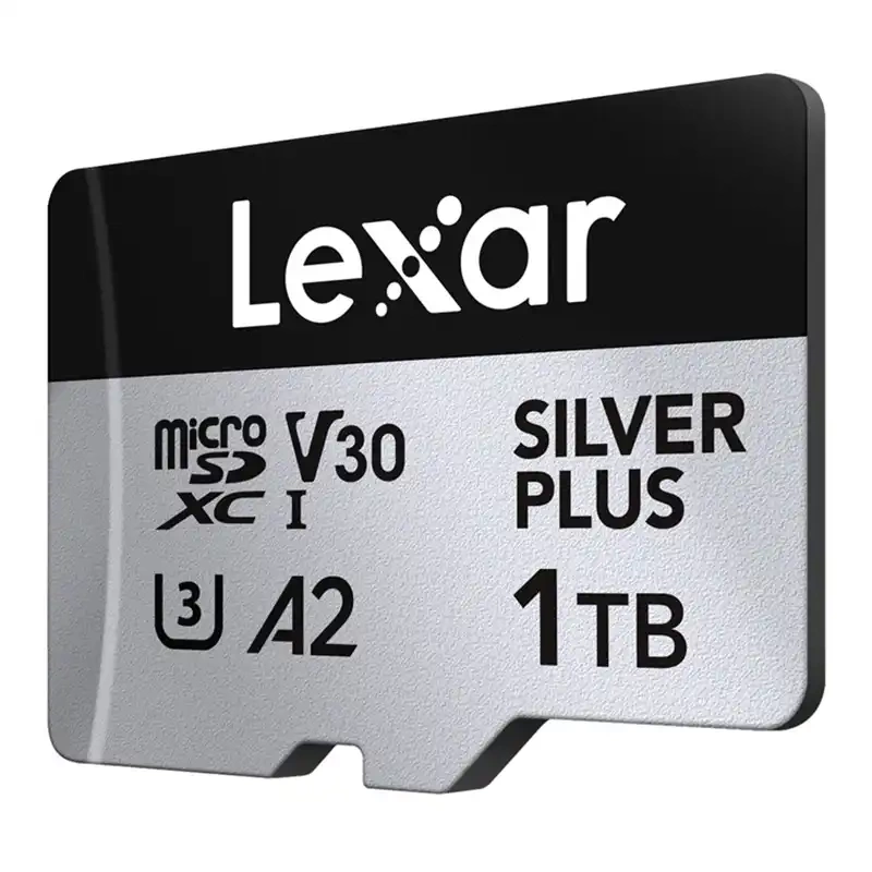 Lexar High-Performance Silver Plus microSDXC 1TB memory card + adapter