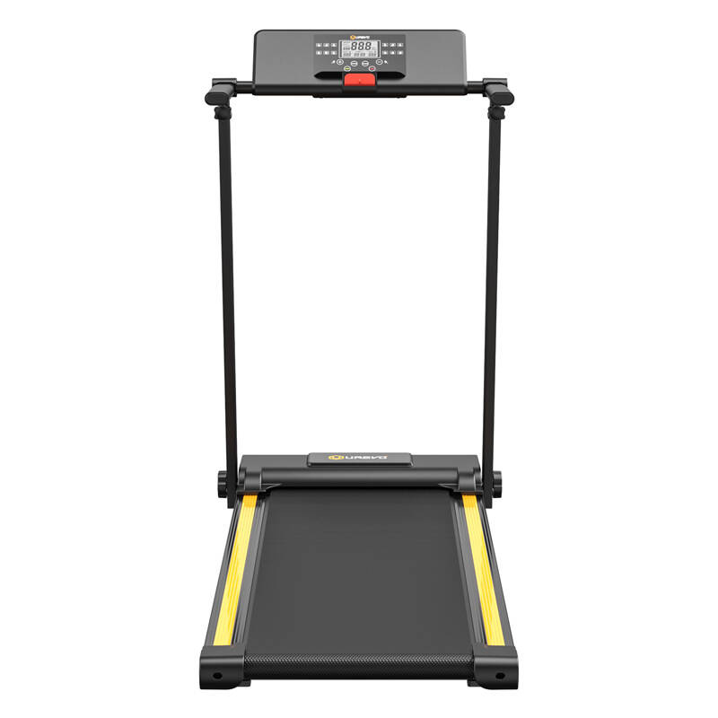 UREVO Foldi Mini Folding Electric Tractor (Black and Orange) - Ideal for Home Fitness