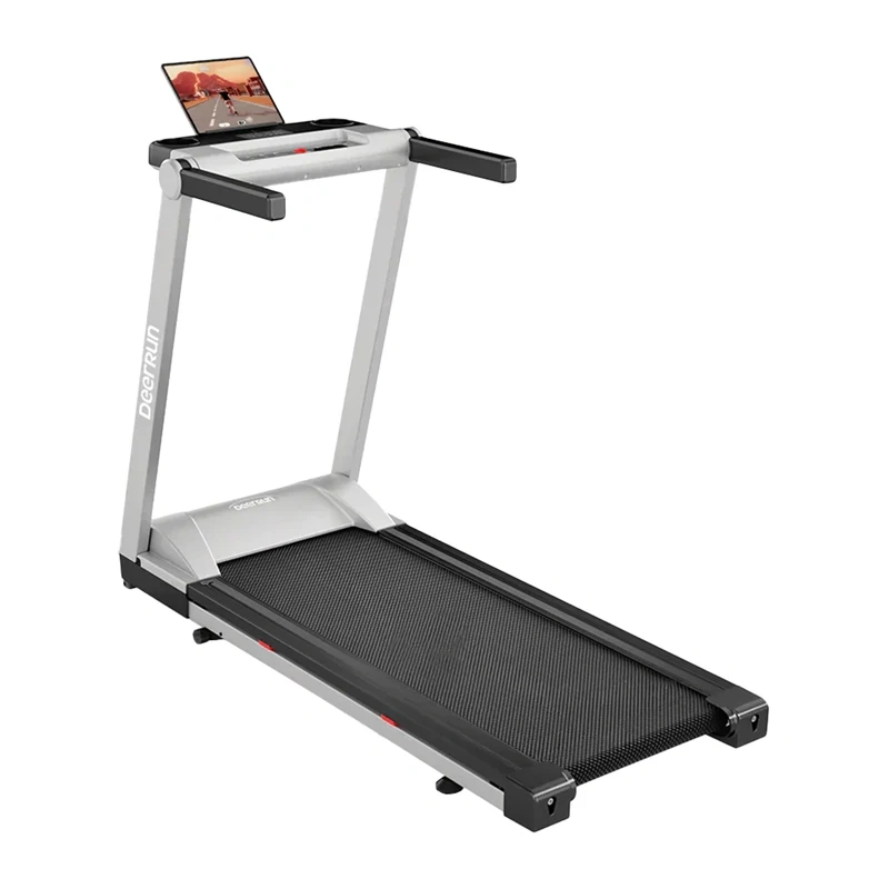 DeerRun A1 Pro Foldable Electric Treadmill (Silver) - Ideal for your Home Fitness