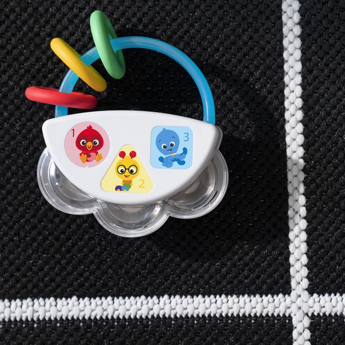 BABY EINSTEIN - Set regalo musicale per bambini Jingle & Jam con 3 giocattoli musicali: mini tamburello, 2 maracas, pianoforte per bambini