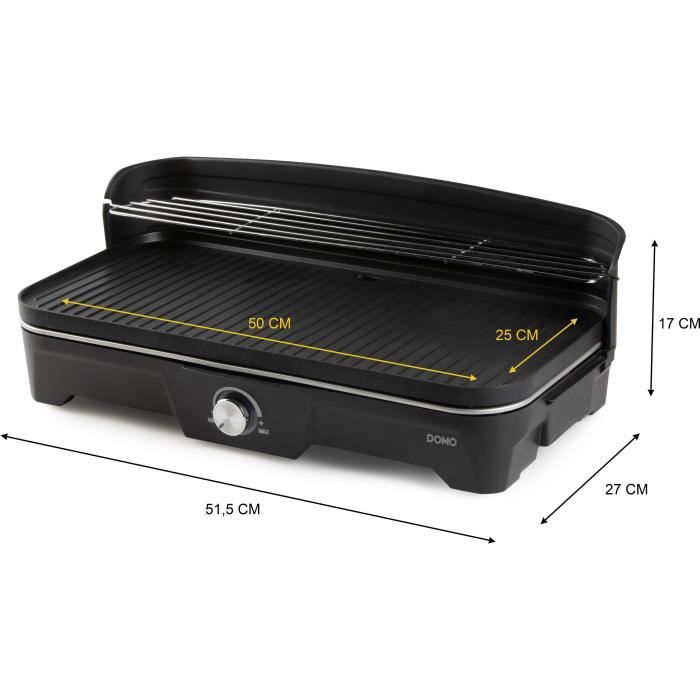 Griglia da tavolo - BBQ elettrico - DOMO - DO9260G - 2200W