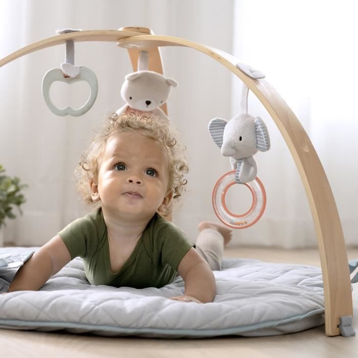 Tappetino gioco INGENUITY Cozy Spot � Piumino reversibile Activity Gym - Loamy �