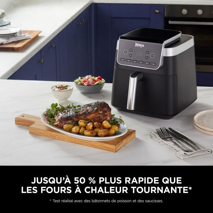 Friggitrice - NINJA - Max AF180EU - 2000 W - Nero - Temperatura variabile - Timer