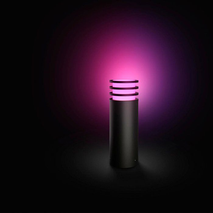 Lampada da terra - PHILIPS HUE - Lucca - Antracite - 1xA60 WCA - IP44
