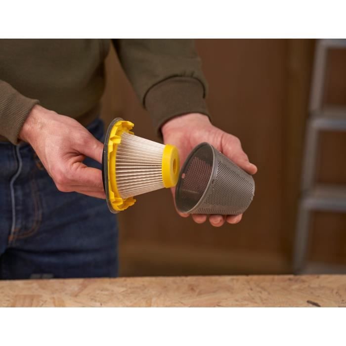 Aspirapolvere portatile senza fili - 18 V - 45 Air Watt, 1300 L/min, 500 ml - Gamma V20 - STANLEY FATMAX, SFMCVH001B-XJ