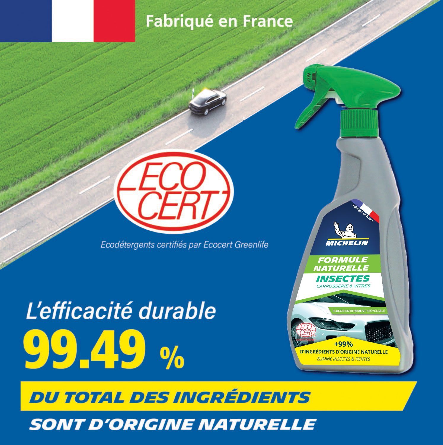 Detergente - MICHELIN - Formula naturale - Spray repellente automatico per zanzare - 500 ml