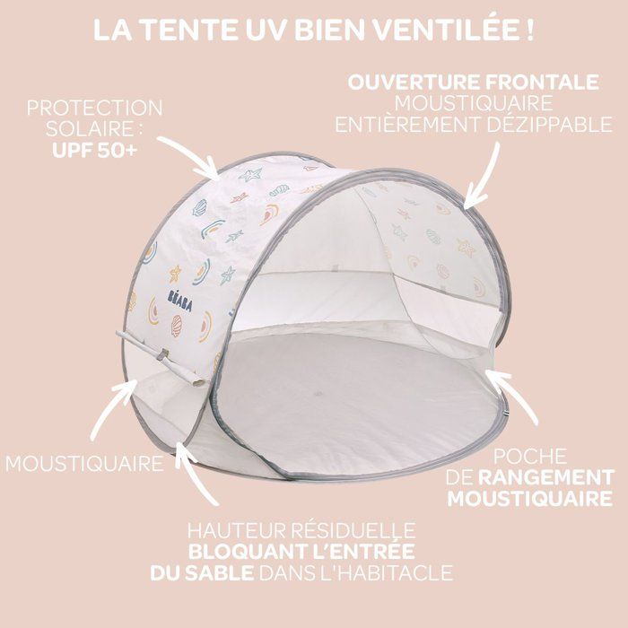 Tenda resistente ai raggi UV - BEABA - Breezy - Terreno argilloso
