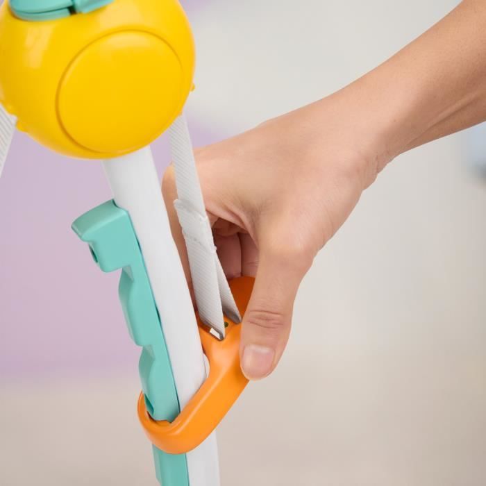 DISNEY BABY -STITCH- Area giochi multi-giocattolo per bambini, sdraietta evolutiva, girevole a 360�, 10 giochi interattivi Disney