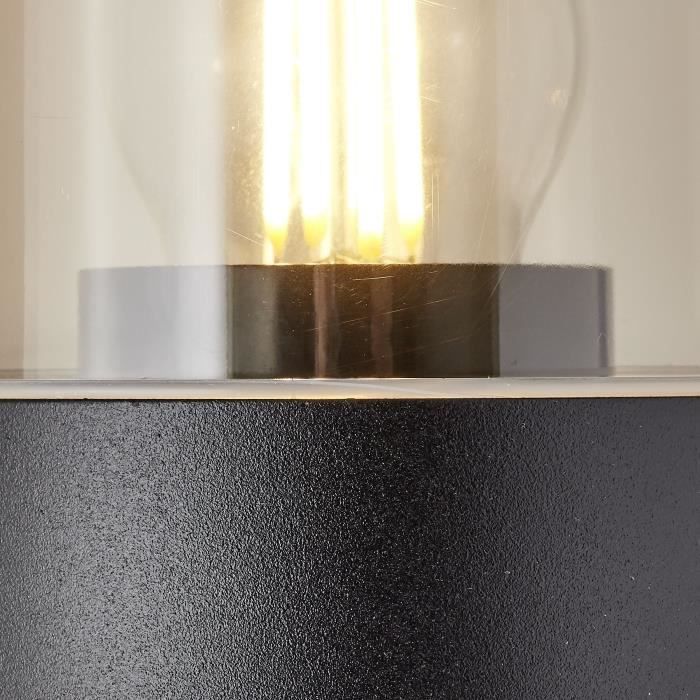 Applique esterna Sergioro, Depoli Black, E27 20W, Bulb non incluso