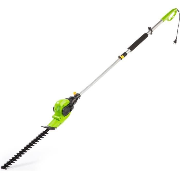Tagliasiepi elettrico - Fieldmann - FZN 6005-E - 450 W - 46 cm - Manico telescopico 190-250 cm