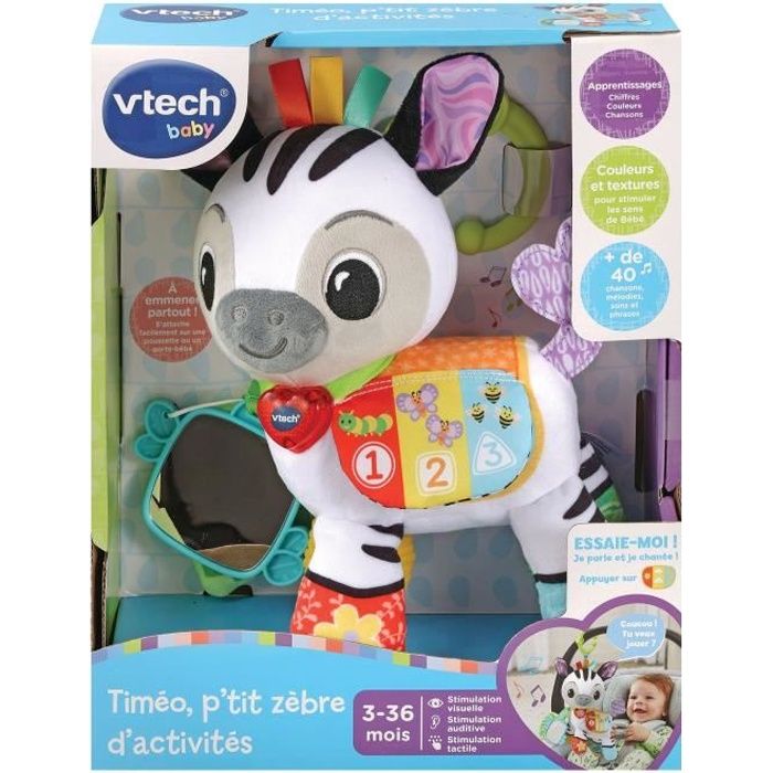 Vtech Baby - Tim�o, P'it Zebre de attivit�