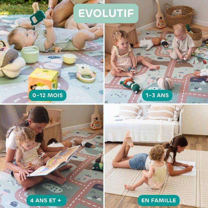 Tappetino per la motricit� XXL - BEABA - Play Life - Landform