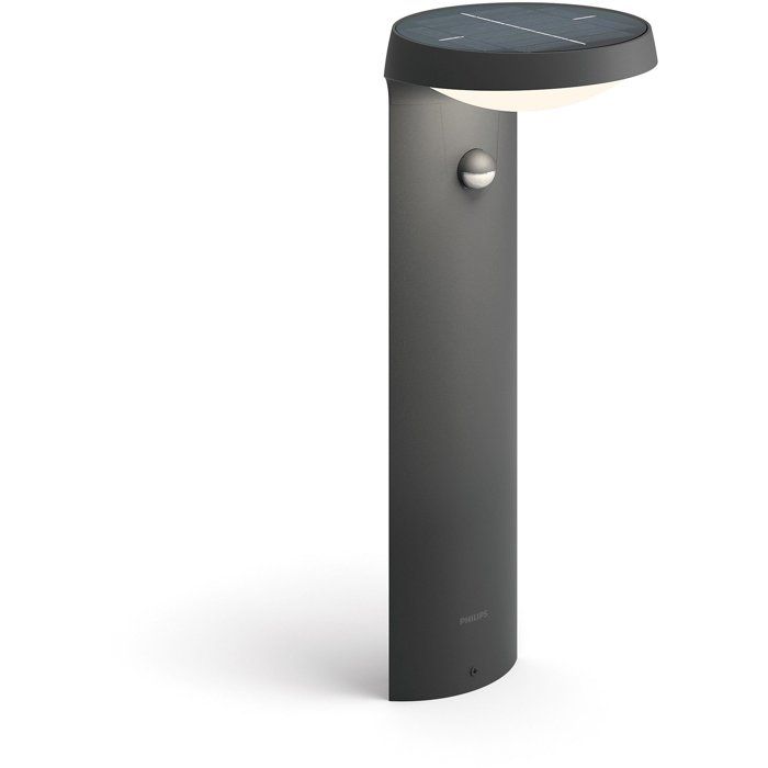 Lampada da terra - PHILIPS - Tyla IR - Antracite - 1 x 1,2 W - 4000 K - Sensore di movimento - Versione UE