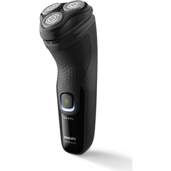 Rasoio elettrico - PHILIPS - Serie 3000X X3021/00 - Uso asciutto e bagnato - Lame ComfortCut - Testine flottanti 3D