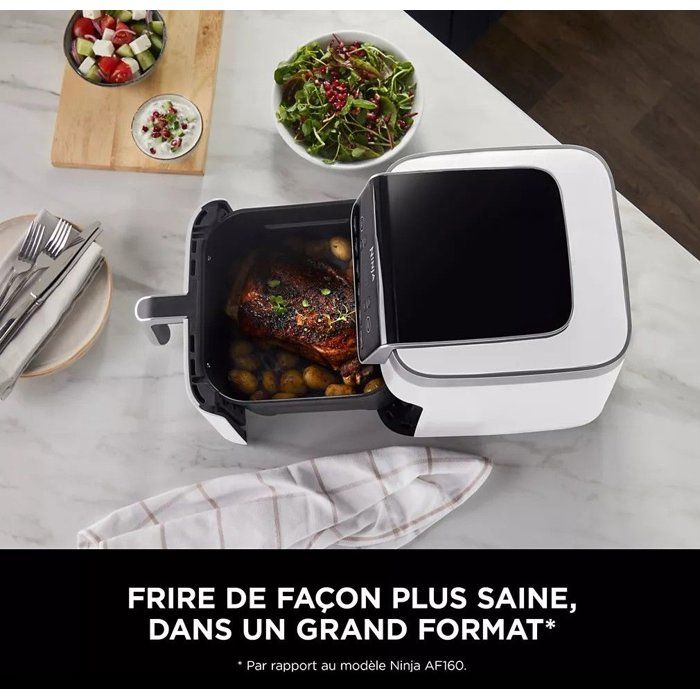 Friggitrice ad aria NINJA - Foodi Max AF180EU - Capacit� 6,2 l - 2000 W - Bianco