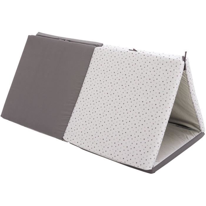 Tappeto da gioco XL - CANDIDE - Scalabile 5 in 1 - Grigio / Stelle