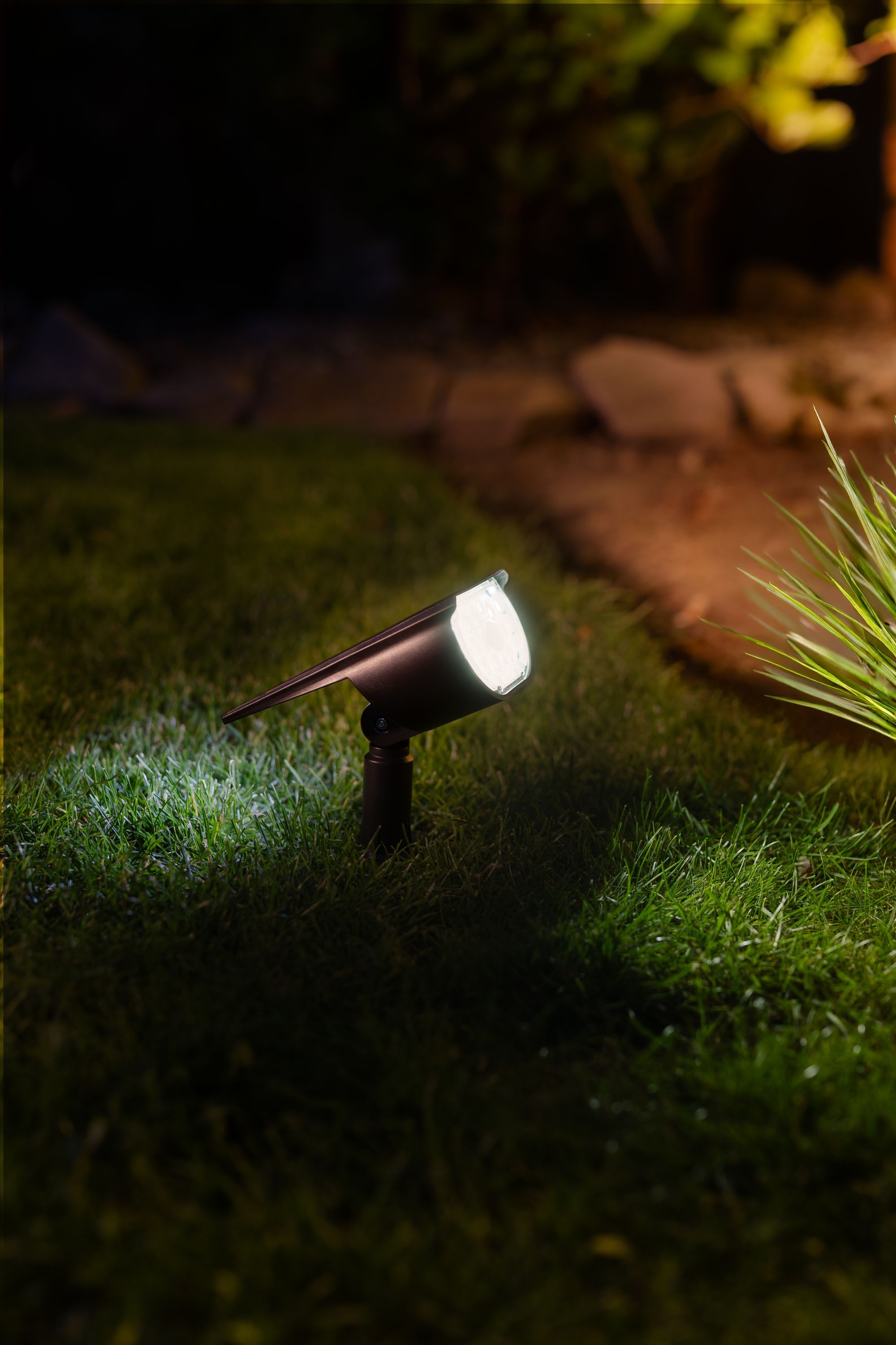 Faretto solare per piantagione - GALIX - G2603 - 300 lumen Doppia illuminazione (disponibile opzione lampada da parete) - Sensore di movimento