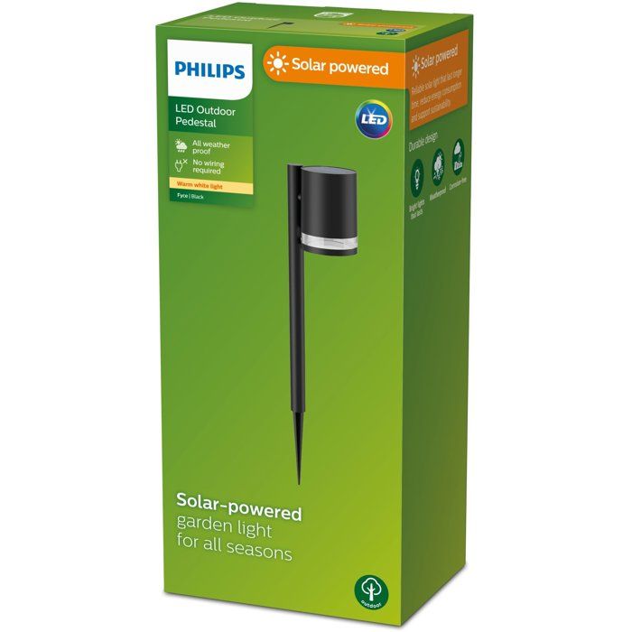 Lampada a paletto da palo - PHILIPS - Fyce - Nera
