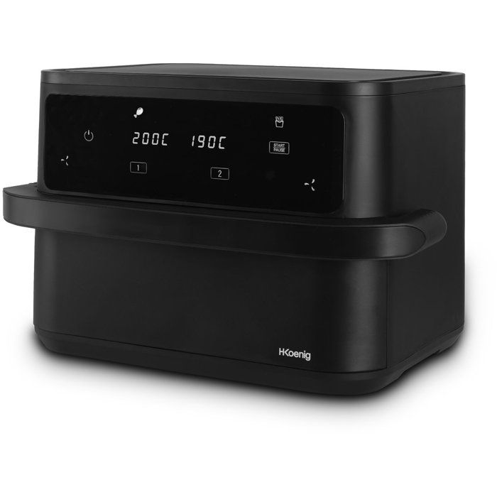 Friggitrice senza olio HKoeNIG - FRY960 - Capacit� 10 l convertibile in 2 x 5 l - 8 programmi di cottura - 2400 W