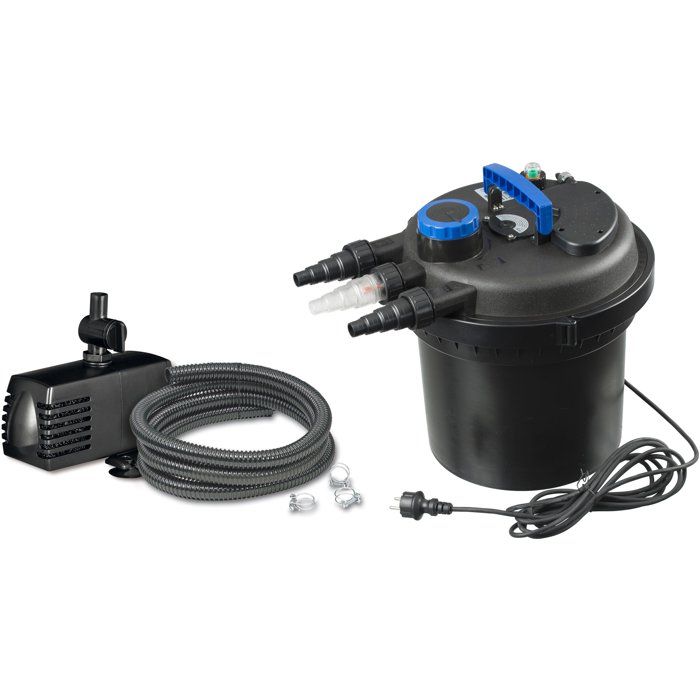 Filtro a pressione - UBBINK - BioPressure II 10000 PlusSet - Con pompa Xtra 3900 - UVC 11W integrato - Per stagni da 6000-10000 L