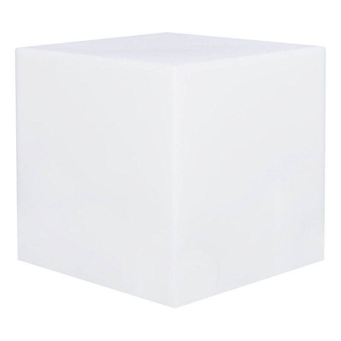 LUMISKY - Sgabello cubo luminoso wireless LED - multicolore dimmerabile CARRY - 40cm con telecomando e base a induzione