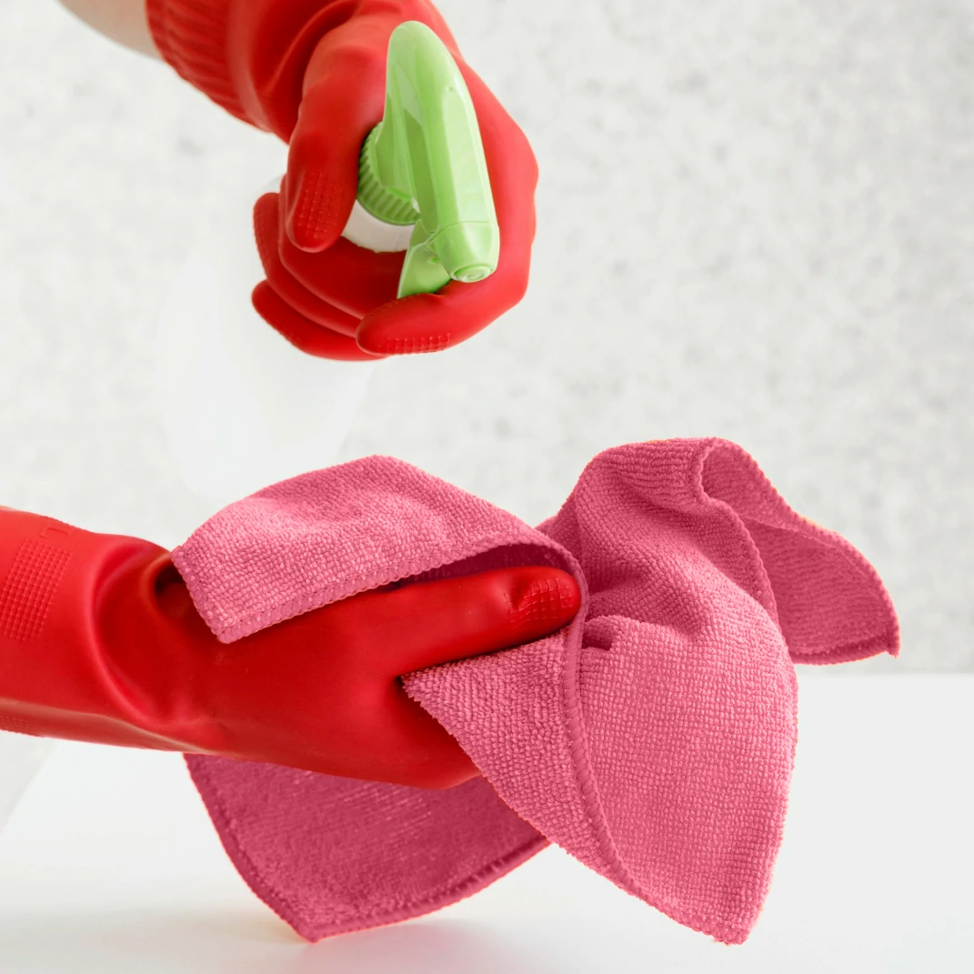 Chiffon en microfibre multifonctions rouge Allice