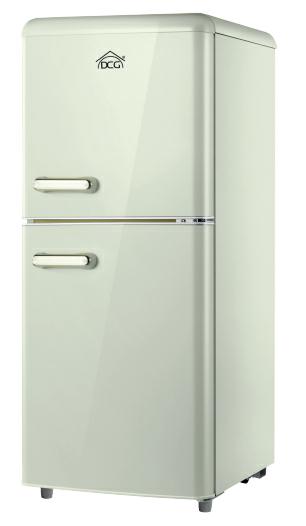 RÉFRIGÉRATEUR À DOUBLE PORTE DCG RETRO LINE 110LT ET CRÈME MF110CCDP