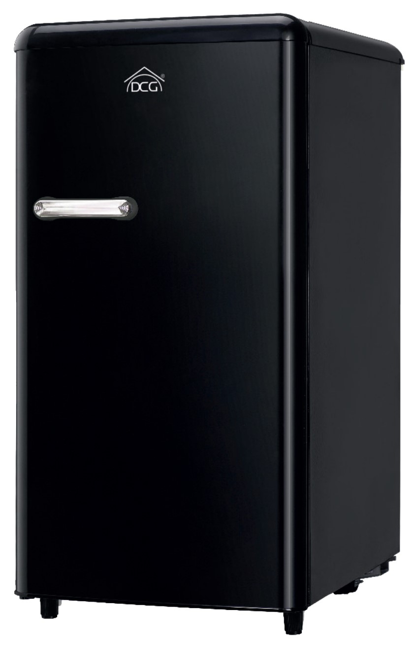 RÉFRIGÉRATEUR À PORTE UNIQUE DCG RETRO LINE 100LT ET NOIR MF100B