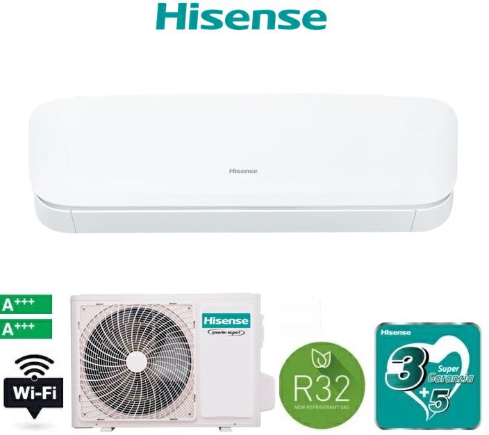 HISENSE 9000BTU ÉTAT A++/A+++ AIR FRAIS WIFI QJ25XJ3AG/AS25XV04W