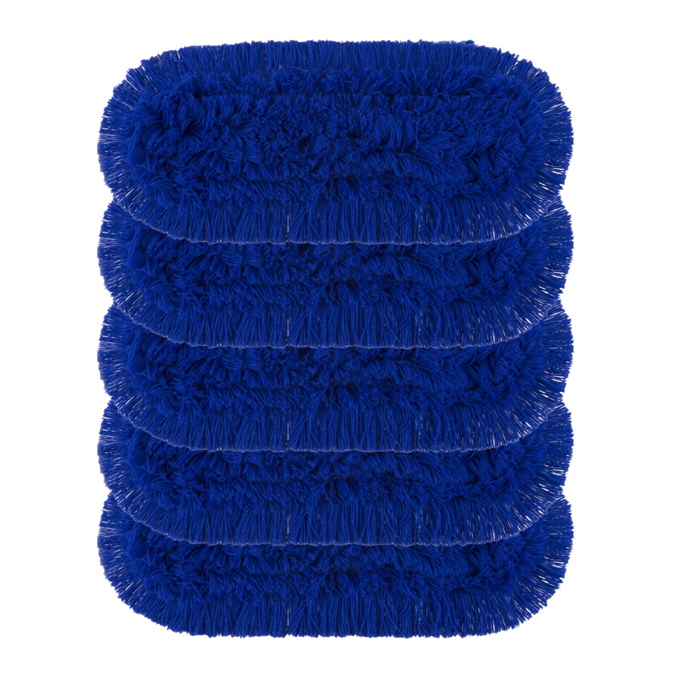 Boîte de 5 franges moyennes en acrylique de 40 cm.