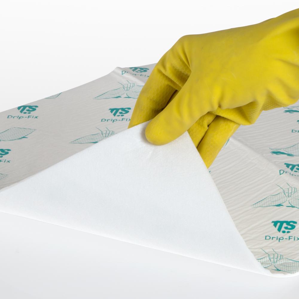 Boîte de 5 paquets de 10 serviettes jetables ultra-absorbantes Drip-Fix 45x33 cm
