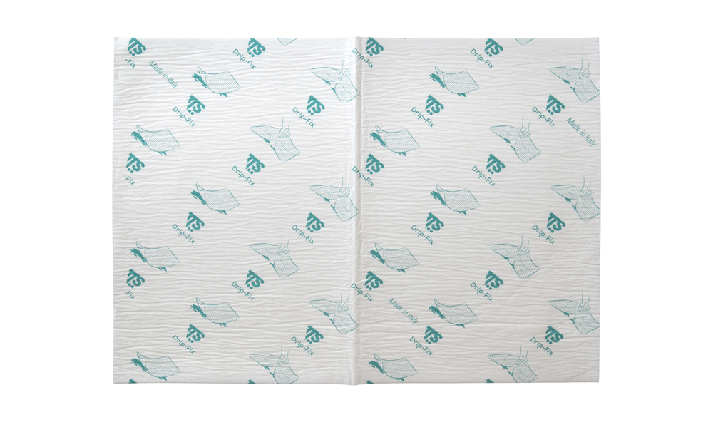 Boîte de 5 paquets de 10 serviettes jetables ultra-absorbantes Drip-Fix 45x33 cm