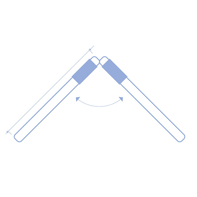 Cadre à ciseaux en métal galvanisé