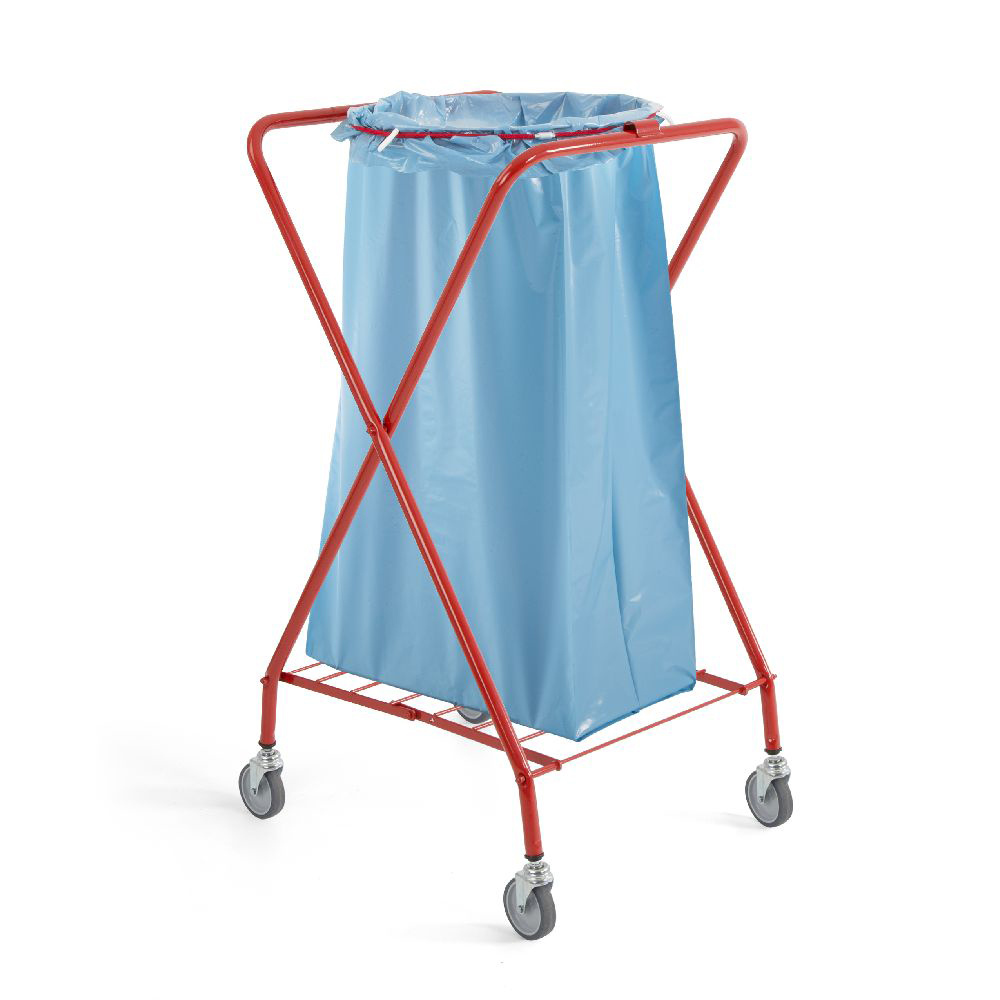 Poubelle rouge 120 litres