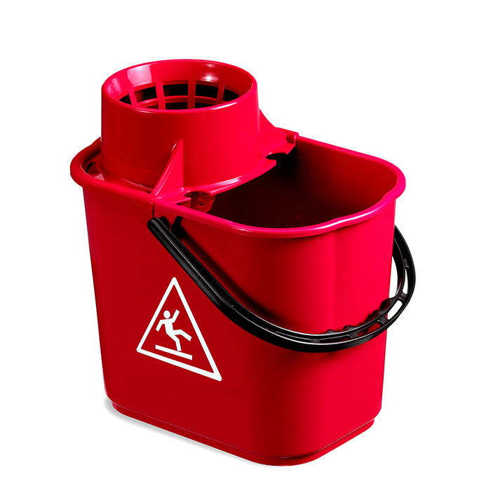 Seau rouge Easy de 14 litres.