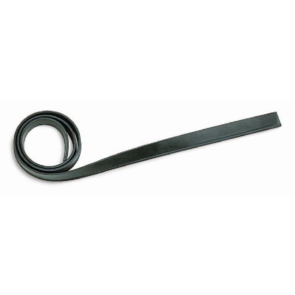 feuille de caoutchouc de 92 cm. noir