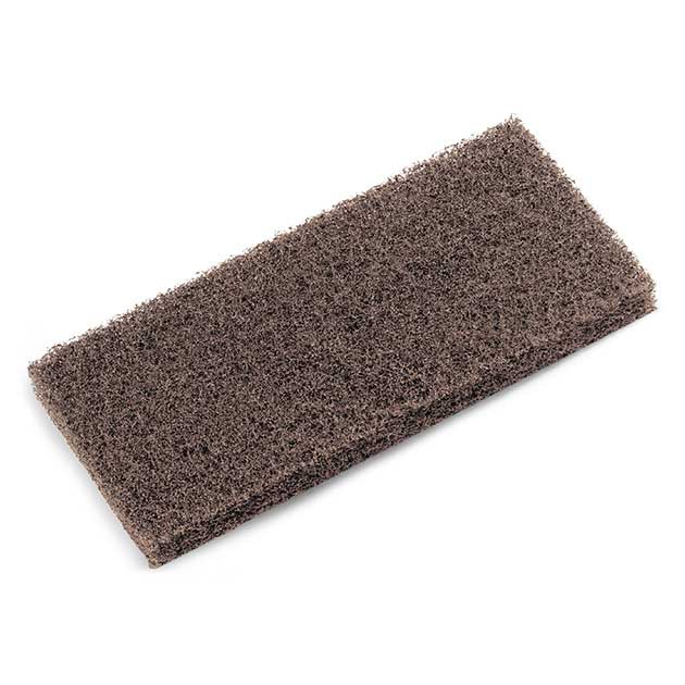 Tampon abrasif Terfir brun 25 x 12 cm