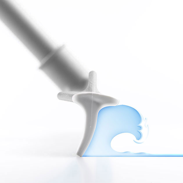 Racloir Dike blanc 75 cm