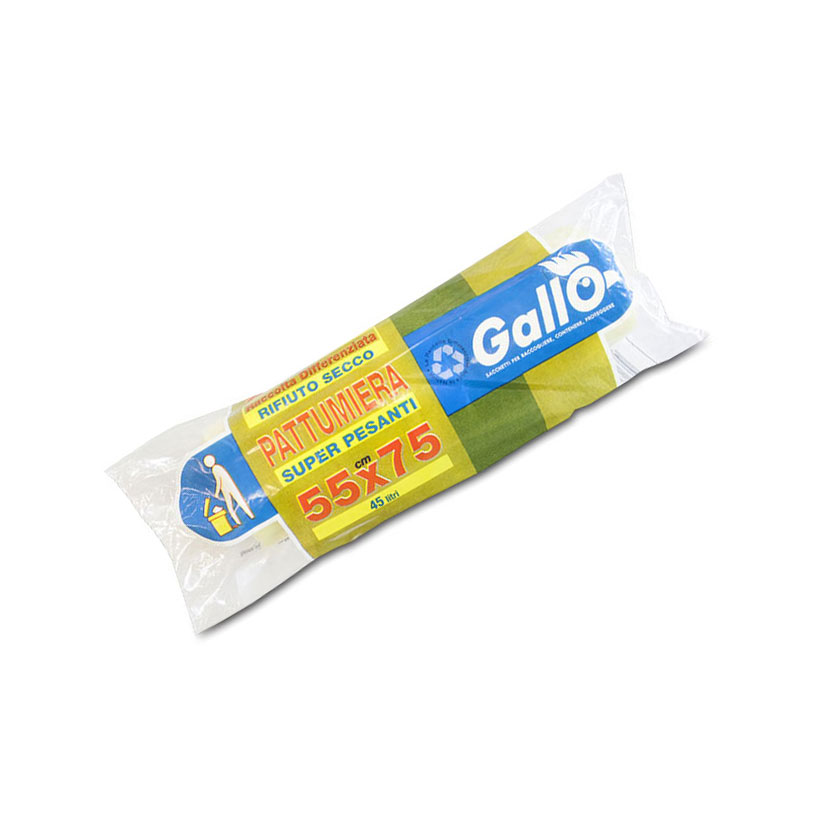 Rouleau de 20 sacs à déchets secs mesurant 55 x 75 cm