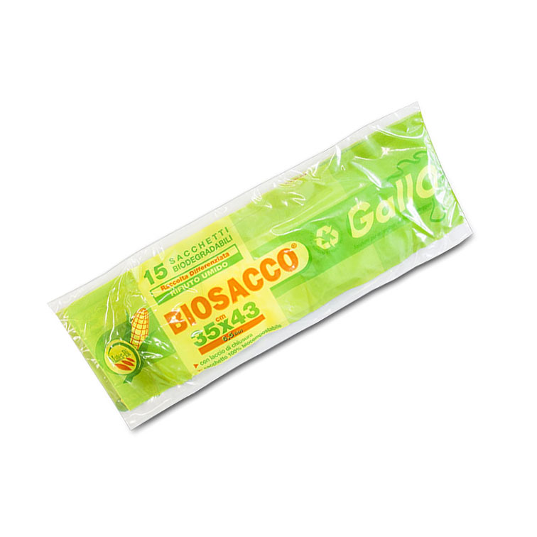 Rouleau de 15 sacs à déchets humides de 35 x 43 cm