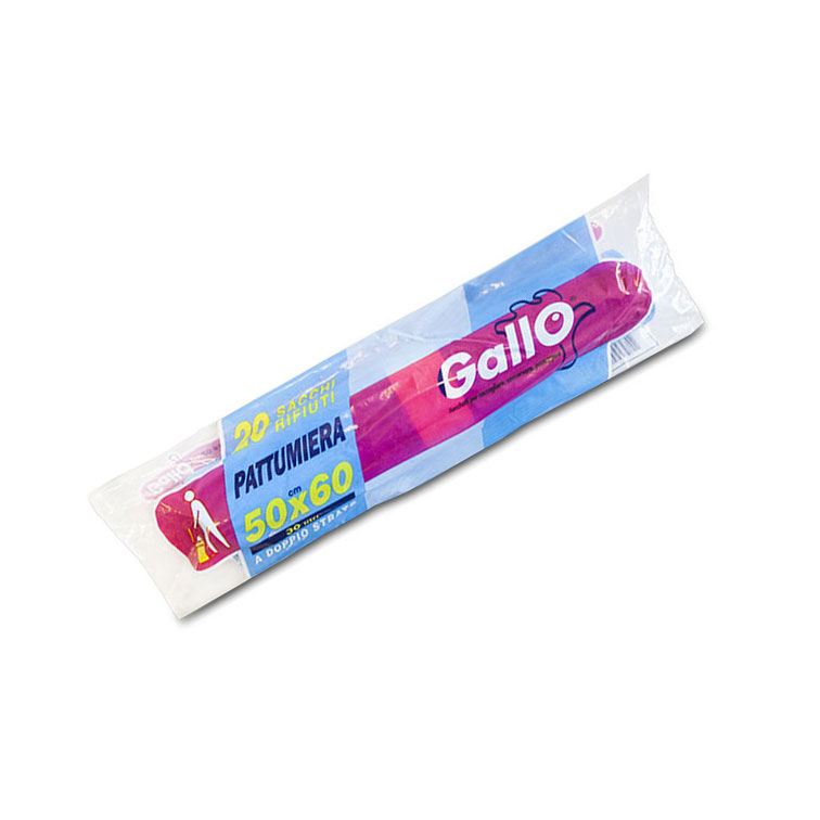 Rouleau de 20 sacs poubelles 50x60 cm