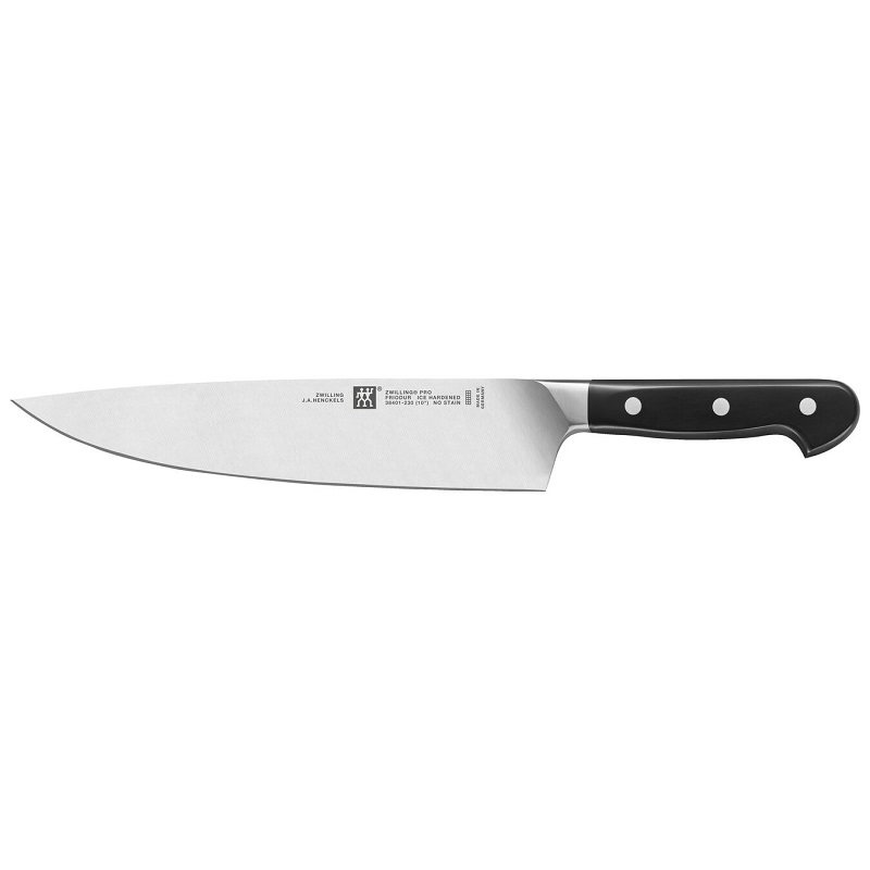 Couteau de chef Zwilling Pro, tranchant lisse, lame de 23 cm