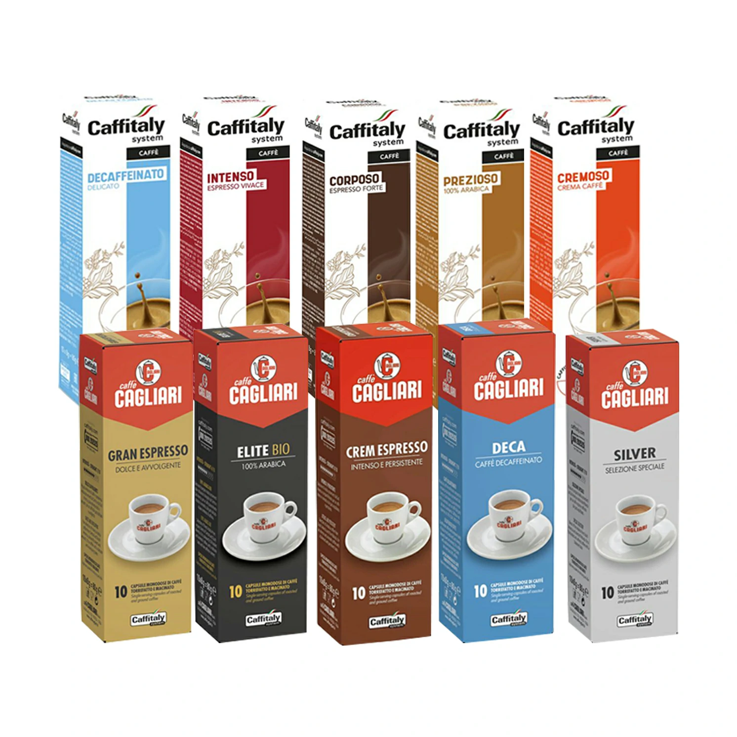 Machine à café noire Caffitaly Volta avec 100 capsules gratuites