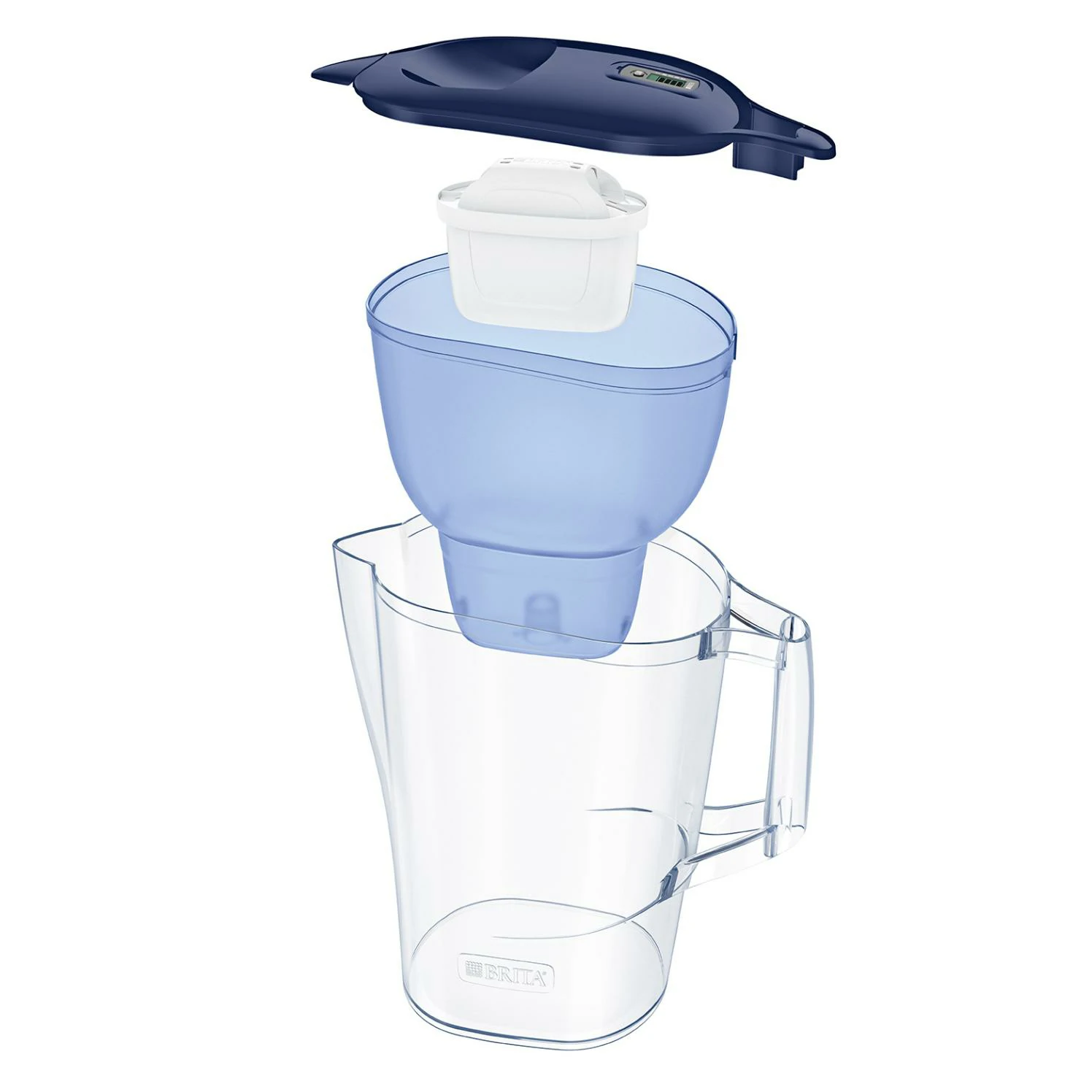 Carafe filtrante Brita Aluna de 2,4 litres avec filtre tout-en-un Maxtra Pro