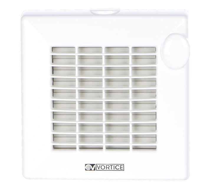 Aspirateur automatique de salle de bain Vortice Punto de 100 mm de diamètre avec minuterie