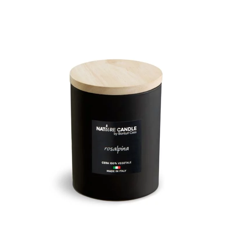 Bougie parfumée naturelle Rosalpina 200 g - Collection Dolomiti