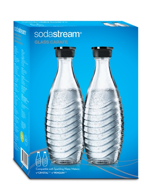 Paquet de 2 bouteilles en verre SodaStream 0,75 L